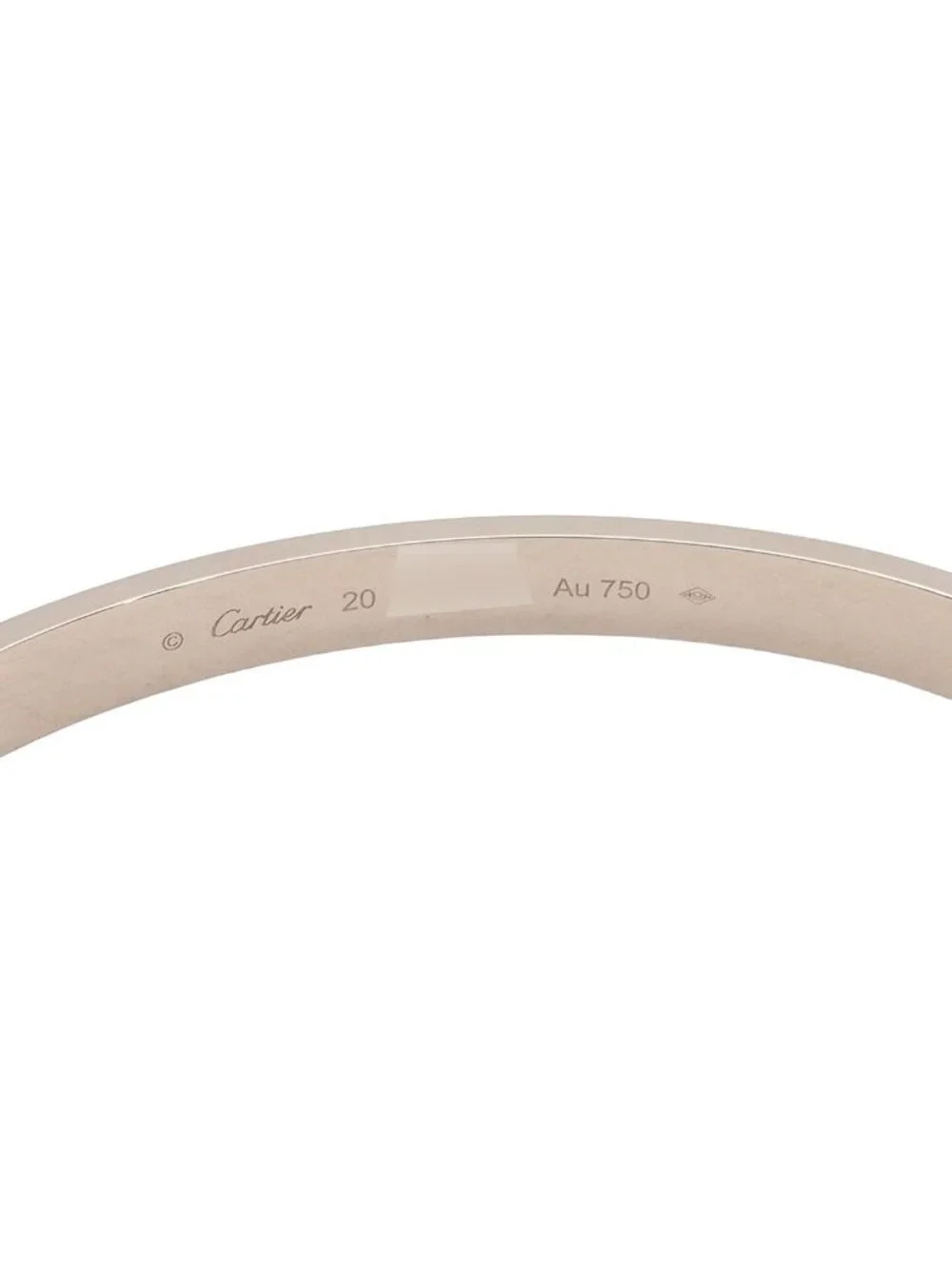 Cartier Love Bracelet White Gold 18K 20